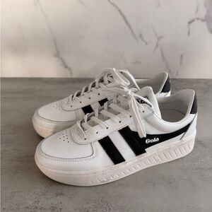 Gola White and Black Sneakers Size 7 BRAND NEW